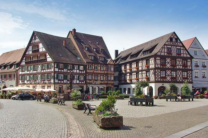 Gengenbach – barocke Fachwerkhäuser am Marktplatz