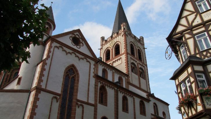 Bacharach – gotische Kirche St. Peter aus dem 16. Jh.