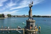 Konstanz - Imperia-Skulptur im Hafen