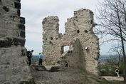 Die Burgruine auf dem Drachenfels bei Königswinter