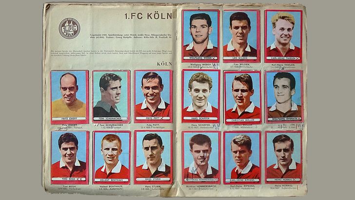 Meine FC-Geschichte: Die Mannschaft des 1. FC Köln im Sammelalbum des Otto Sicker Verlag, 1963/64