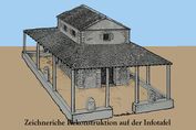 Römischer Tempel Hirschberg bei Zingsheim – Zeichnung