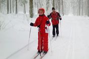 Wintersport im Nationalpark Eifel. Foto: M. Lammertz / Nationalparkverwaltung Eifel