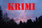 Bedrohliche Nachtszene mit Schrift Krimi