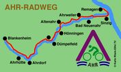 Ahr-Radweg – Karte mit Streckenverlauf