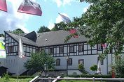 Fachwerkgebäude mit Eifelmuseum und Tourist-Info