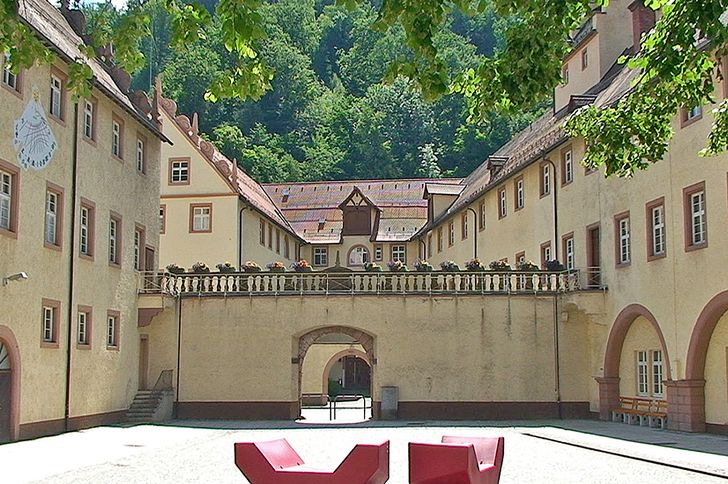 Wolfach – Blick in den Innenhof des Schlosses