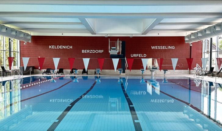 Schwimmerbecken im Gartenhallenbad Wesseling © Foto Stadt Wesseling