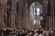 Freiburg – Blick in den Innenraum mit Chor