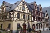 Oberwesel – Fachwerkhäuser am Marktplatz