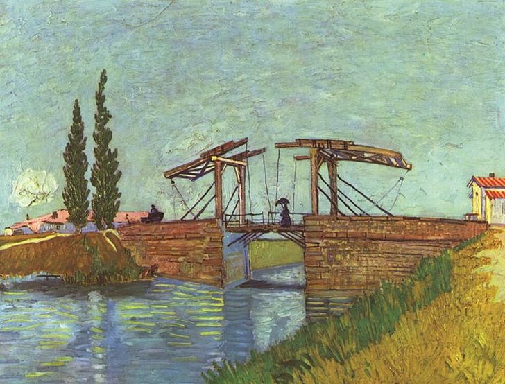 Wallraf-Richartz-Museum – "Die Brücke bei Arles" von Vincent van Gogh in der Abteilung der Klassischen Moderne