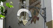 Rüdesheim – Schild am Eingang der Drosselgasse
